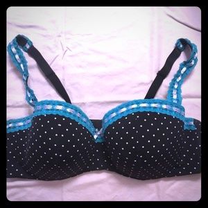 Polka dot bra